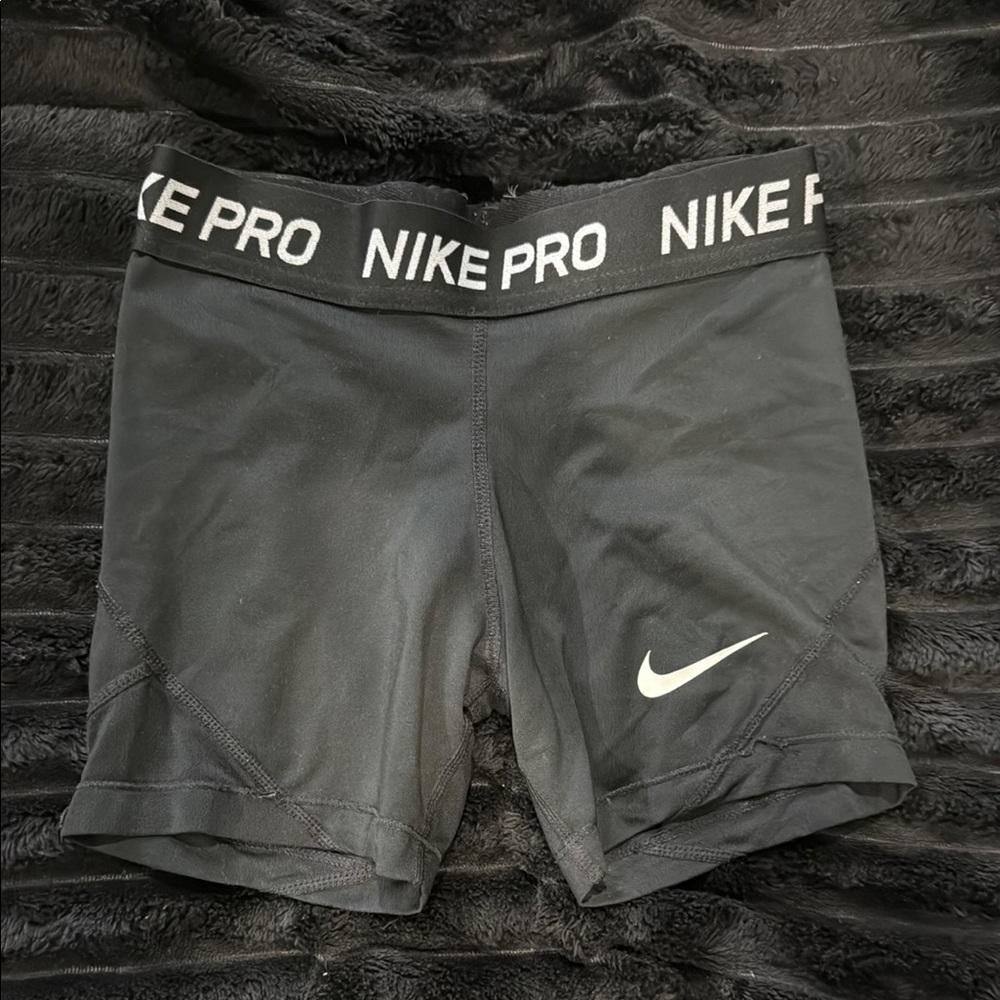 Nike Black Athletic Shorts with Compression Fit